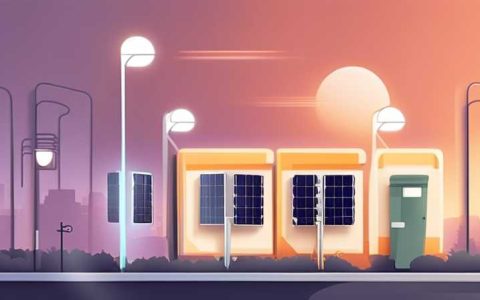 What does a solar photovoltaic panel street light look like?