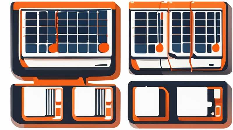 How to convert solar panels into sockets