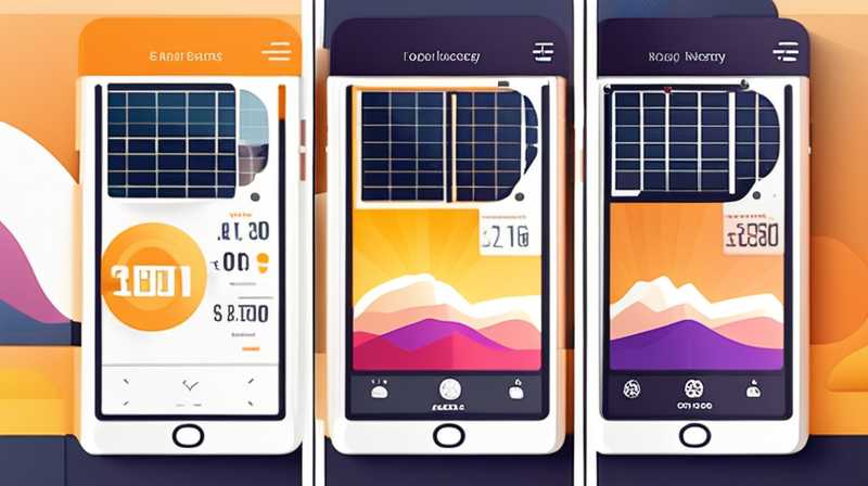 How many V is solar energy simulation monitoring