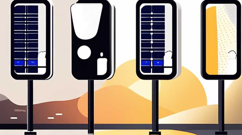 What is the light efficiency of solar led street lights?