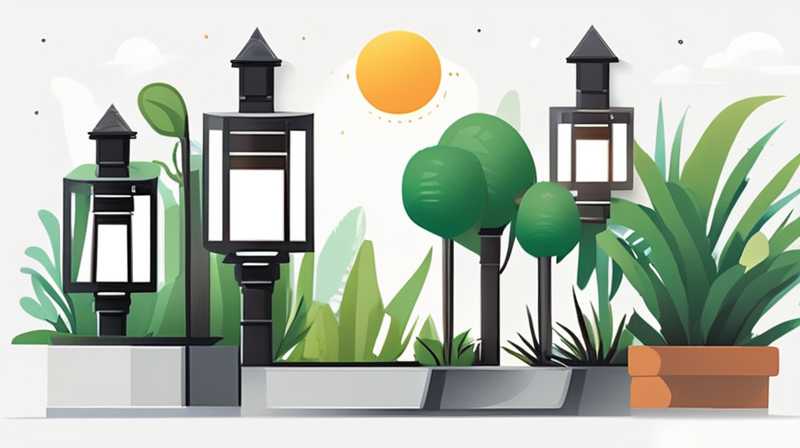 How to choose solar split garden lights