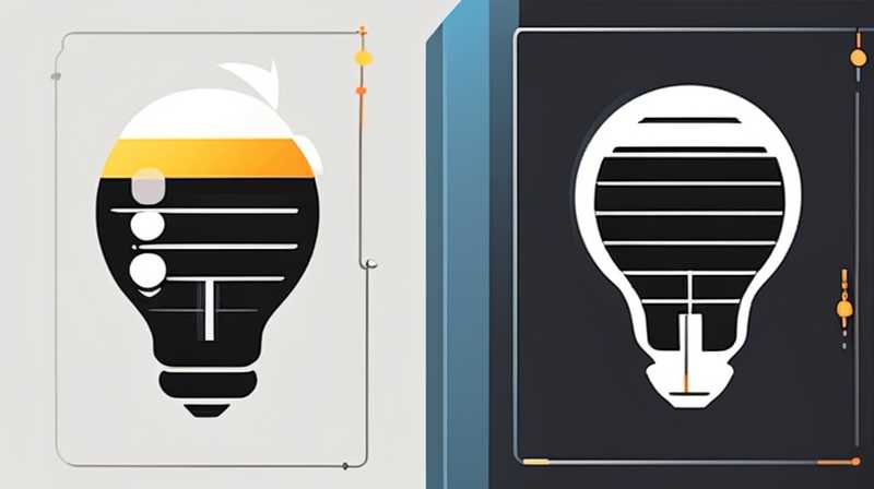 How to connect solar light bulbs and switches