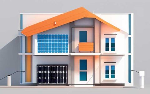 Which wires are pre-buried for wall-mounted solar panels?