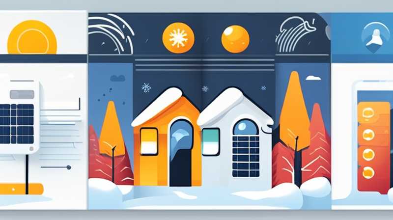 How to efficiently use solar energy in winter