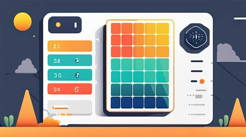 How to calculate solar panel charging efficiency