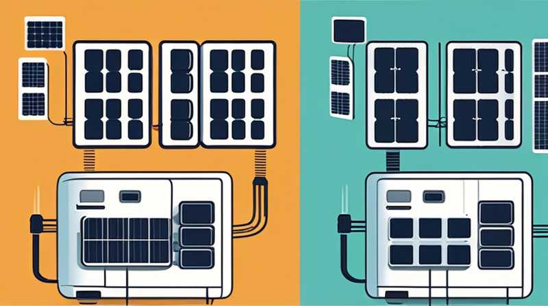 How to connect solar panels for home use