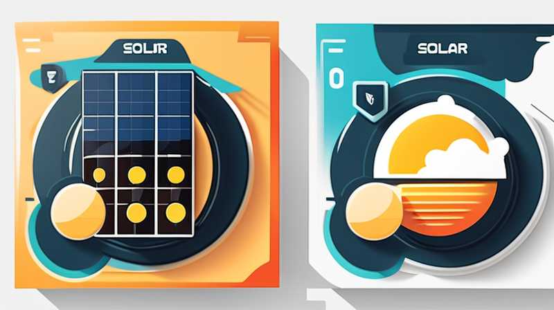 What does solar no and off mean?