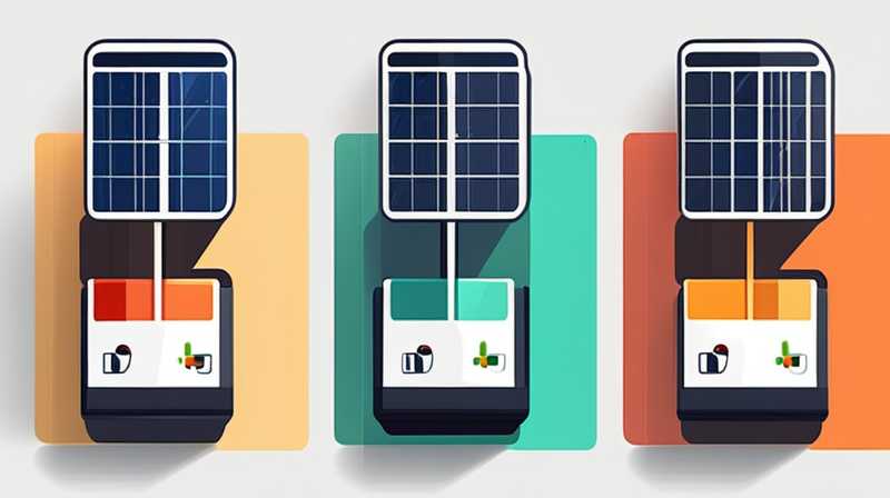 How to connect battery to solar charging panel