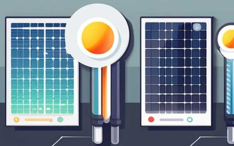 What is the temperature of solar panels when generating electricity?