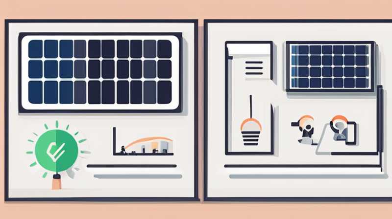 How to check the volts of solar panels