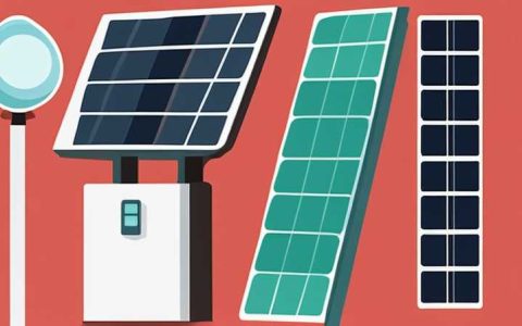 How many volts does a solar panel for a street light have