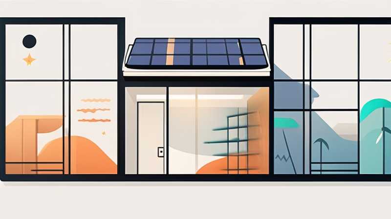 How to connect the home solar panel line