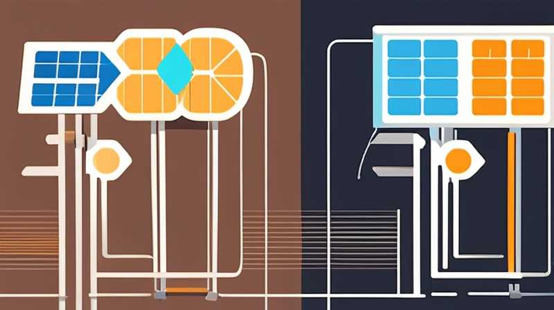 How to connect solar energy to energy storage batteries