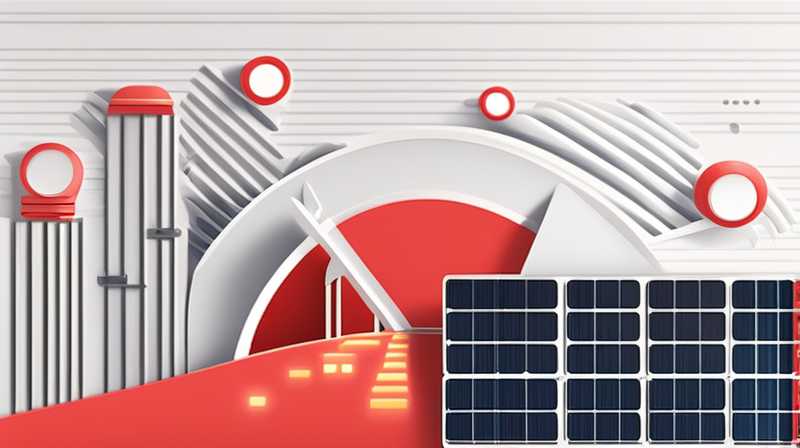 How to charge the red circle solar energy