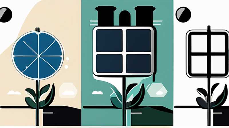 What is the distance between solar panels?