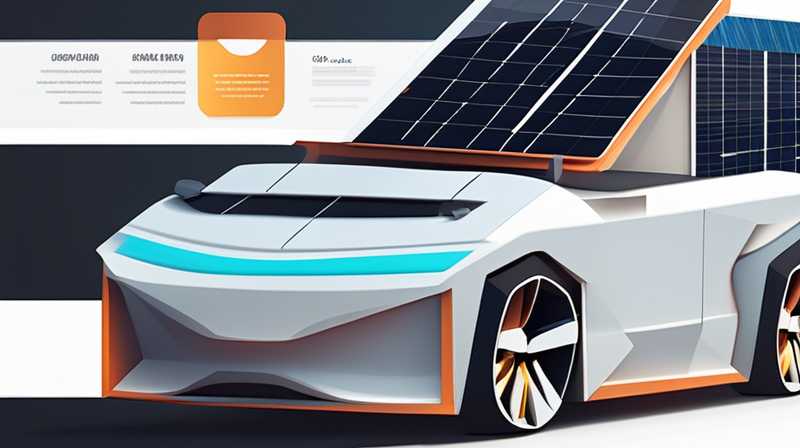 How to route the solar panel on the roof of a Wolfson car