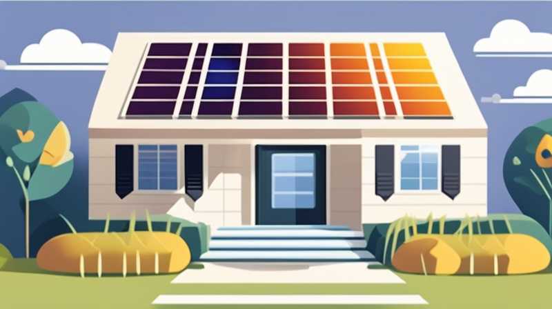 How to use solar energy in a large tile house