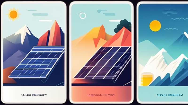 How much solar energy can be installed on a mountain?