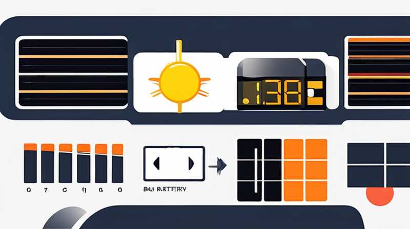 Why is the voltage drop of solar battery so large?