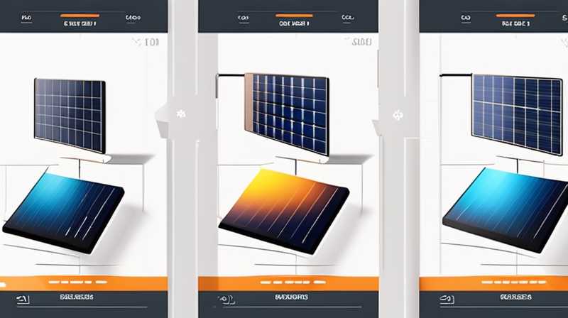 How many square meters per watt is a solar photovoltaic panel?