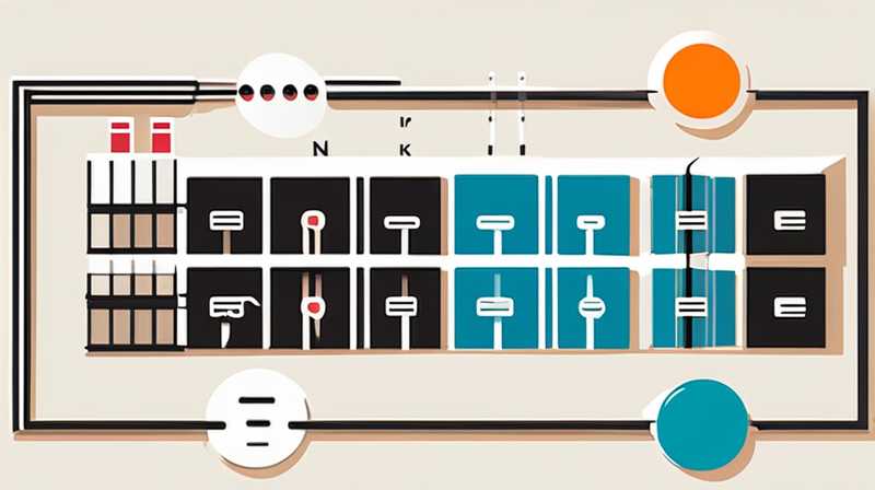 How to set up a solar cell rack