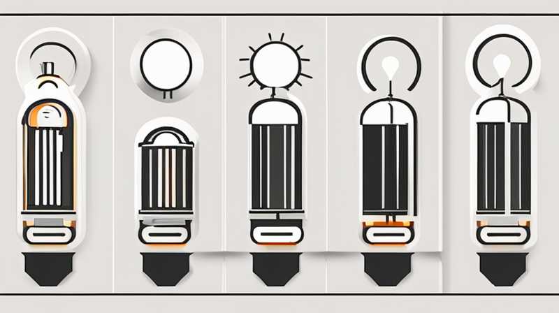 How to check the model of solar light bulb