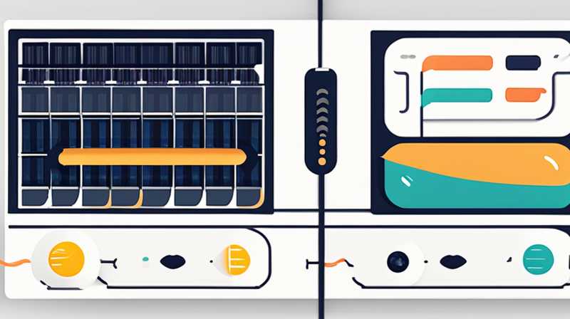 How does solar energy know it is charging?