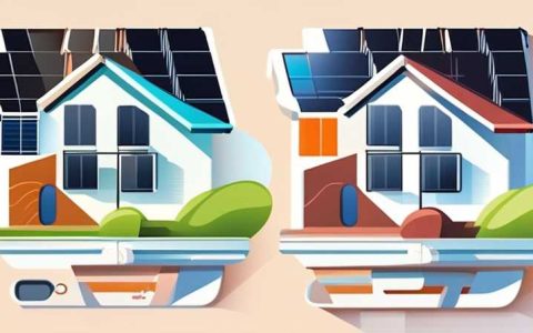 How solar panels convert household electricity