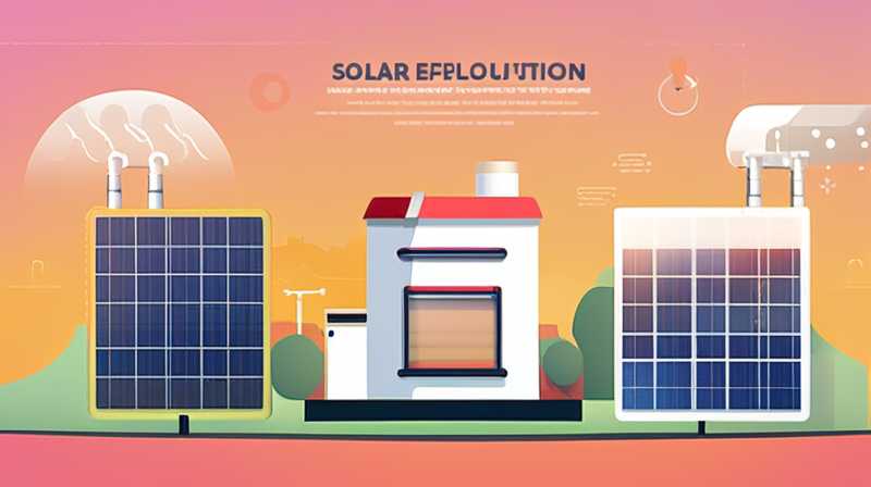 What are the methods of solar energy pollution removal?