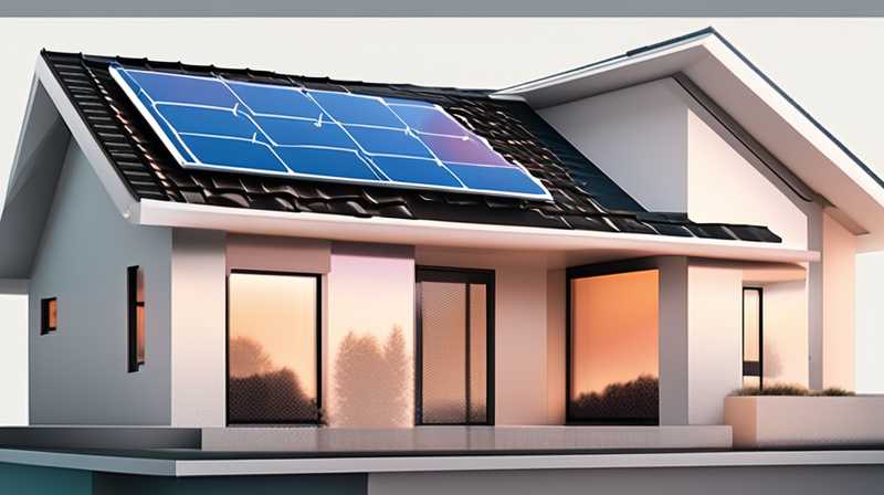 How to install solar energy on the glazed tile roof