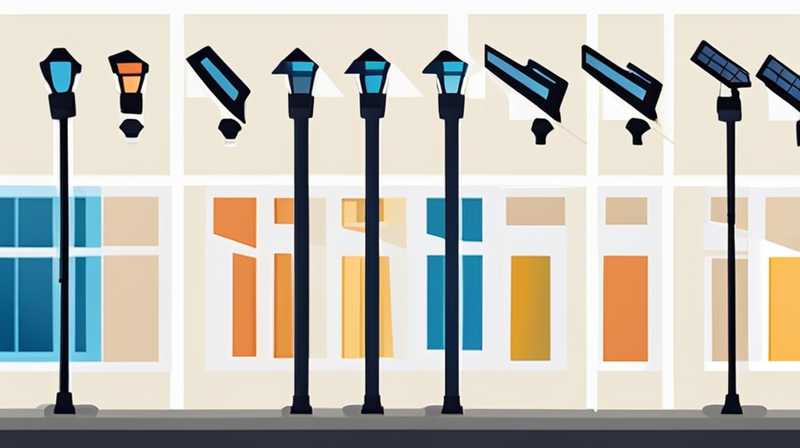 How to install solar light poles outdoors