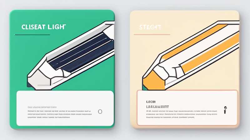 How to connect the solar light line