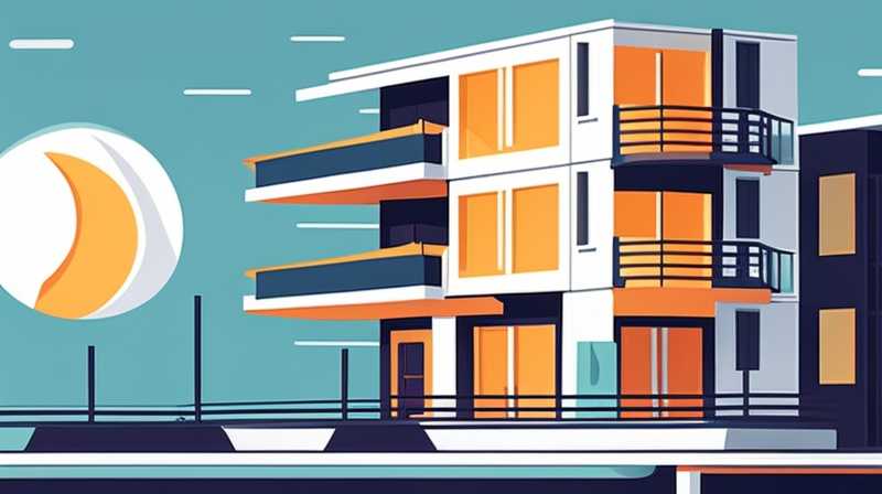 How to design the balcony with solar panels