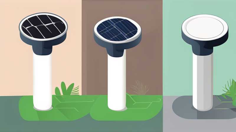 How to disassemble the solar lawn light