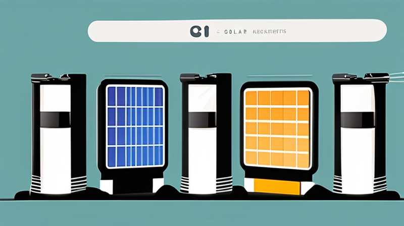 What are the accessories for column solar lights?