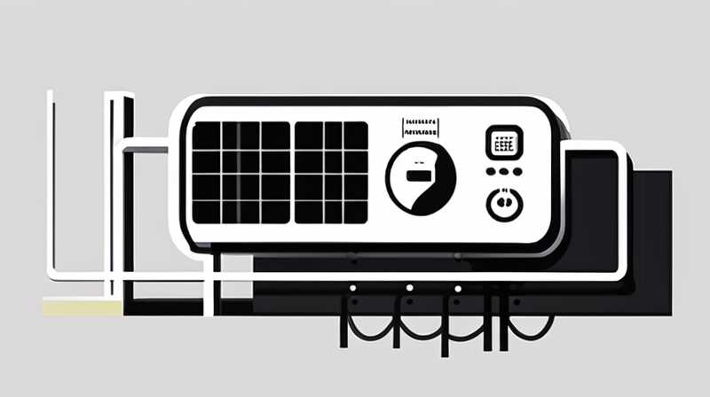 What controls the solar booster pump?