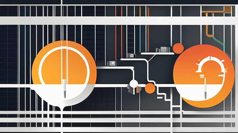 How to connect the two-core control line of solar energy