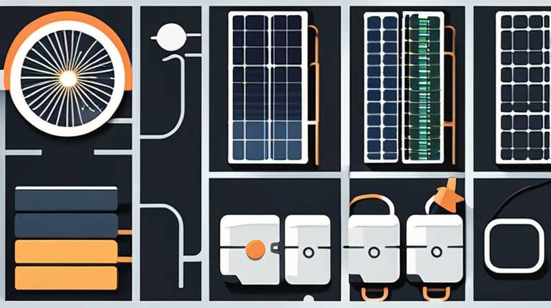 How to use solar battery to supply power