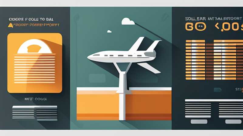 How much does it cost to install solar power at the airport?