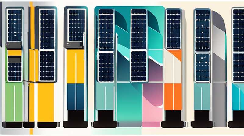 How to install solar energy-saving poles