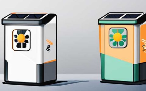 Where to install solar powered trash bins