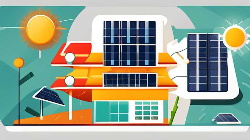 How much solar energy covers the area now?