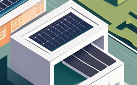 How to use solar energy on a flat roof