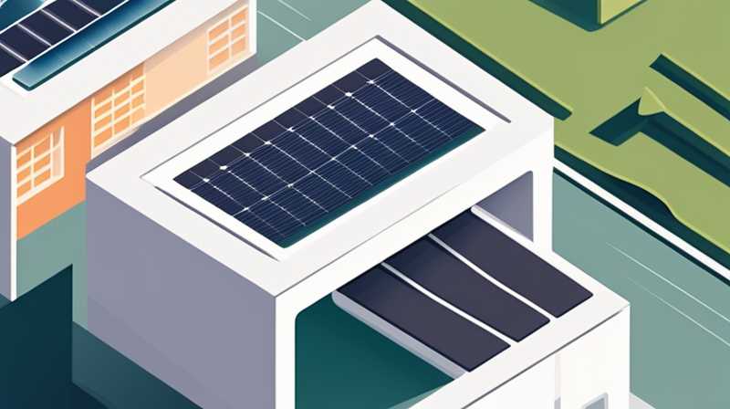 How to use solar energy on a flat roof