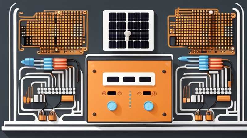 How do solar circuit boards store electricity?