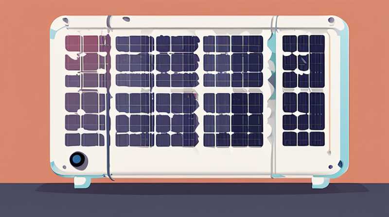 How do solar panels charge capacitors?