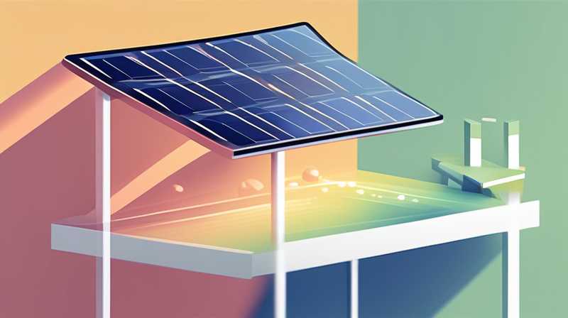 Where are outdoor solar cells located?