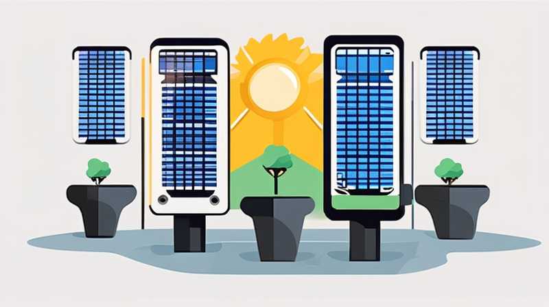 How to install solar lights without parking space