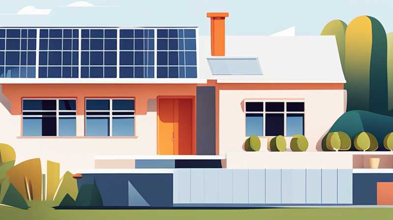 How much does a split solar panel cost for a villa?