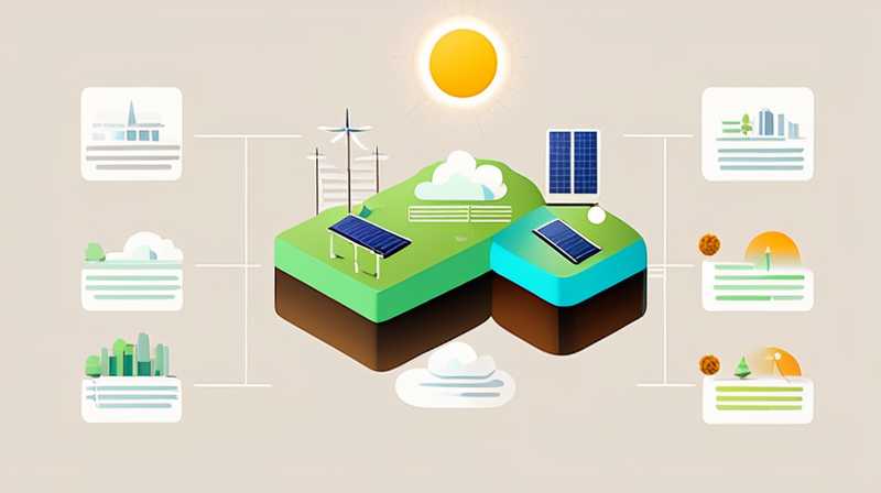 What is the solar energy transition process?